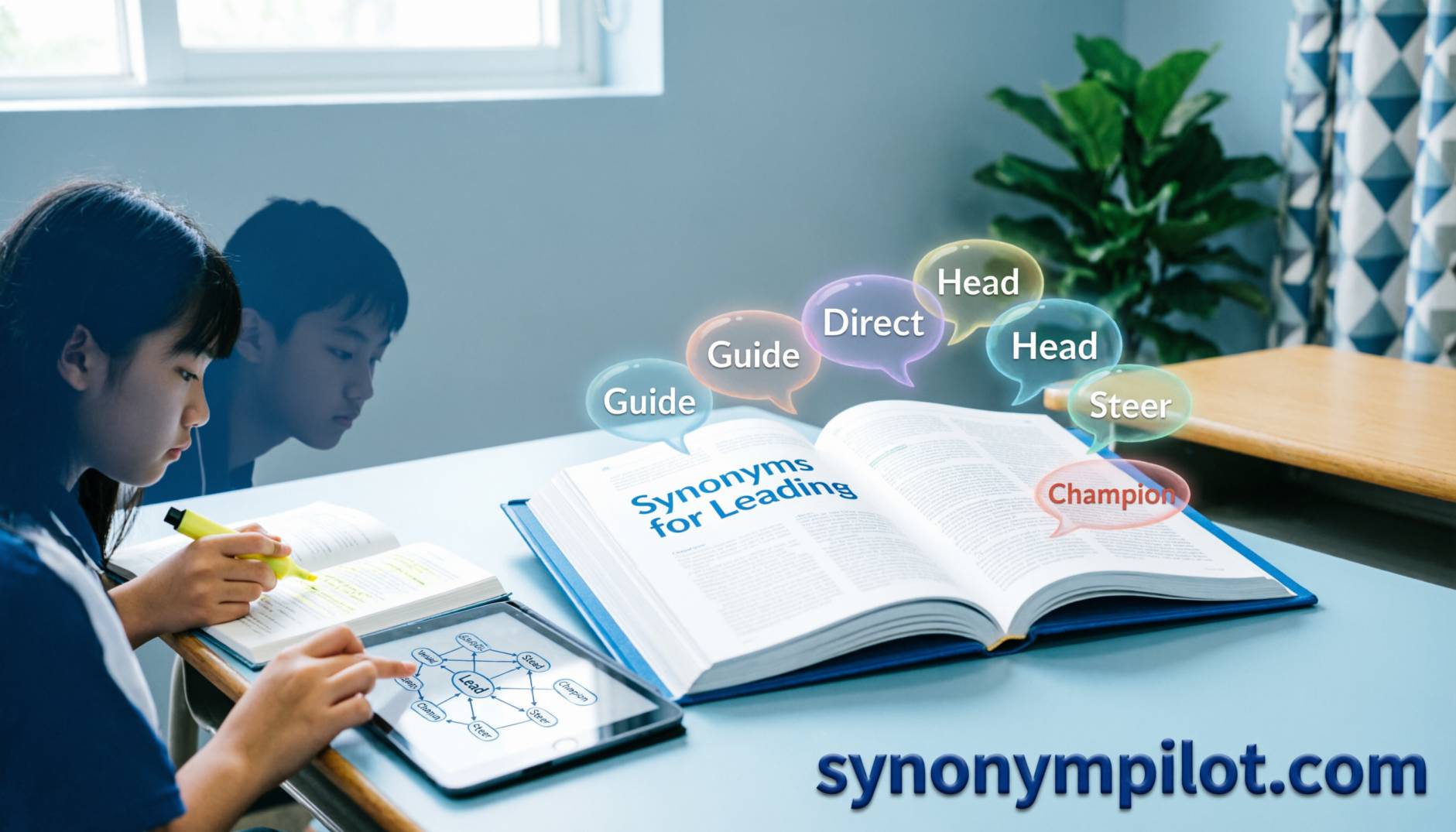 Synonyms for Leading