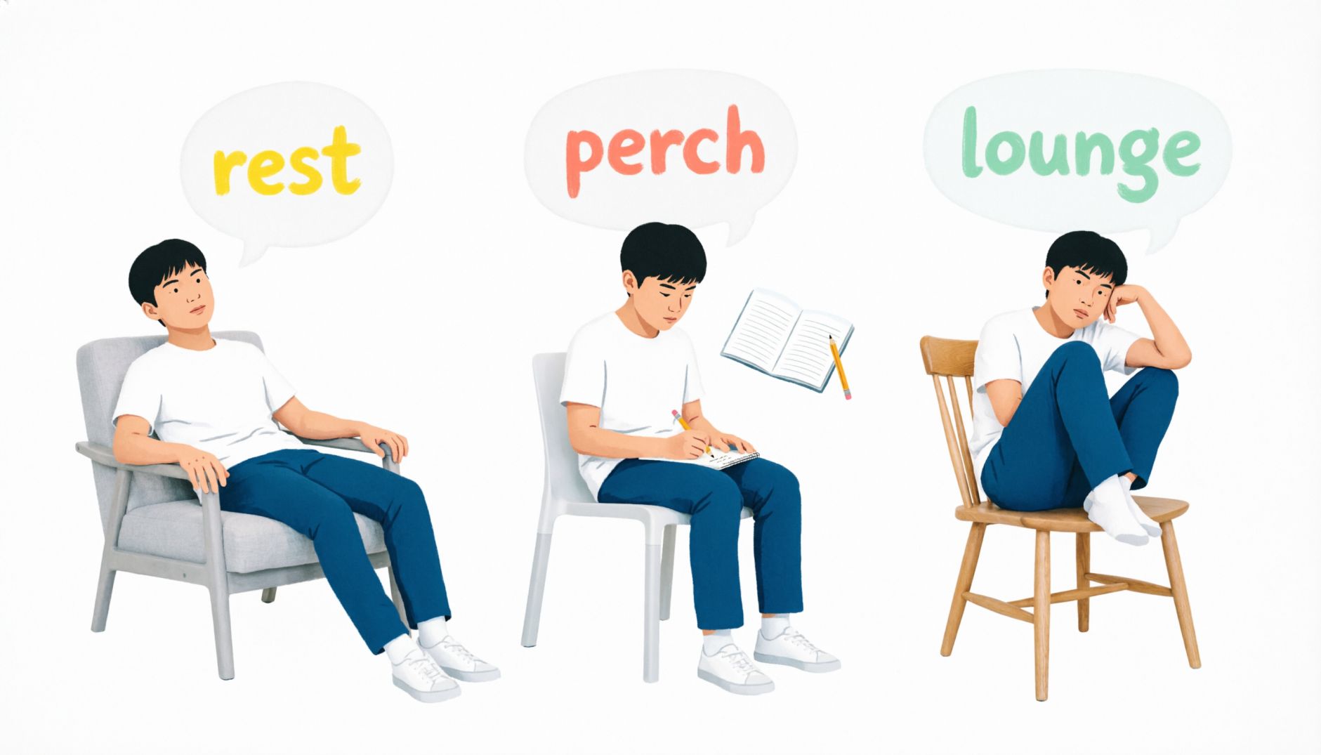 Synonyms for Sit