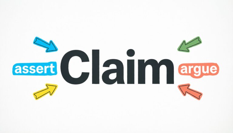 Synonyms of Claim