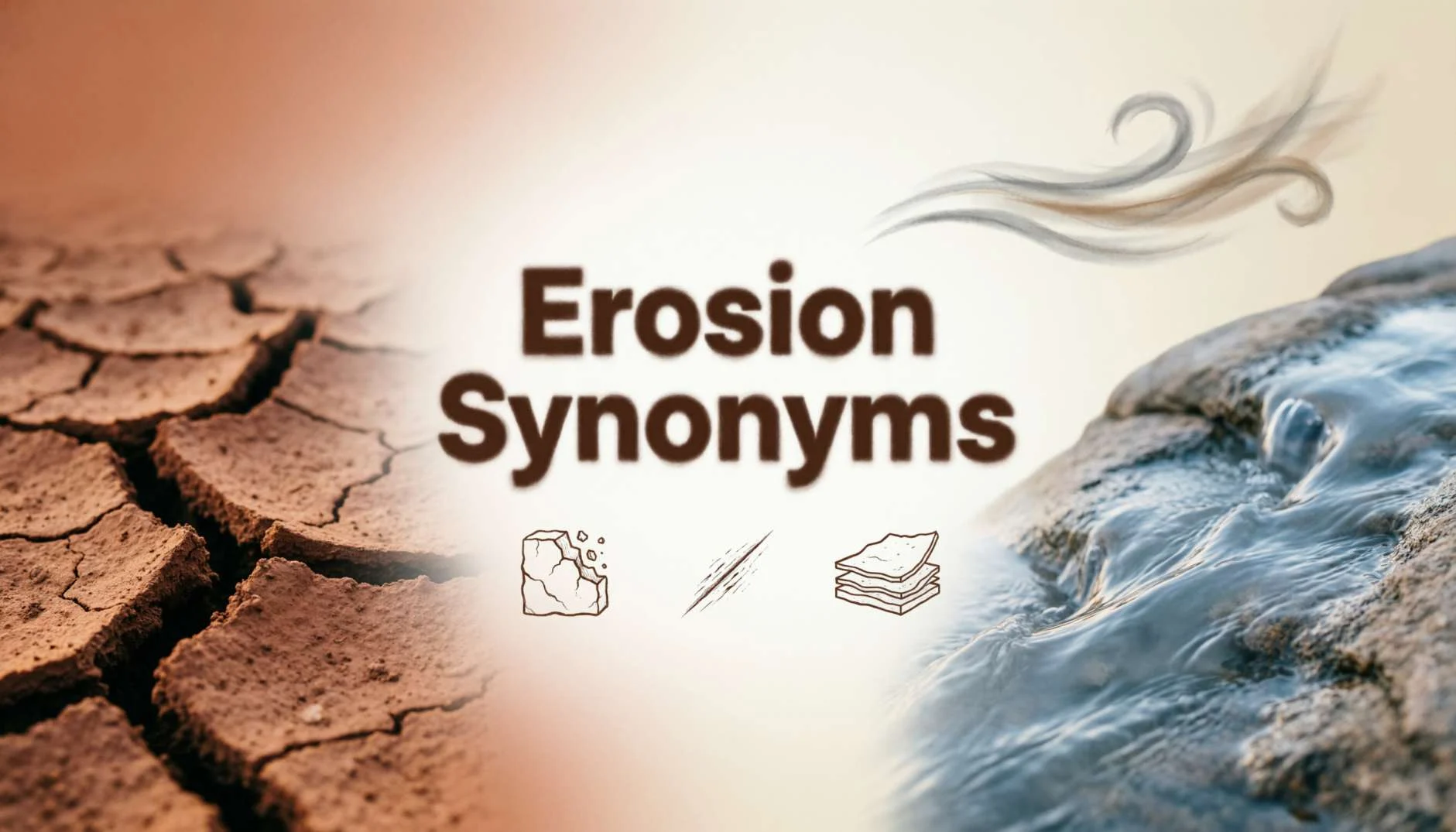 Synonyms of Erosion