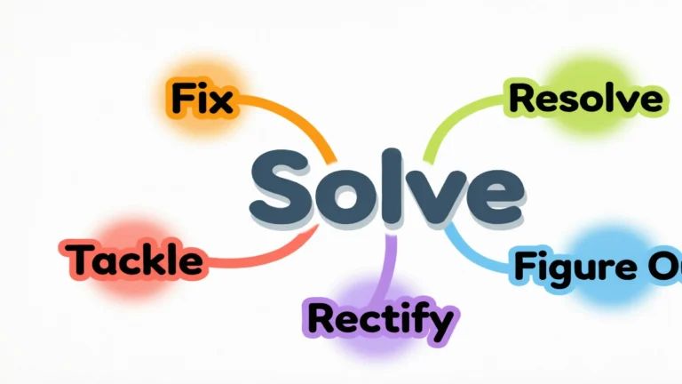 Synonyms for Solve