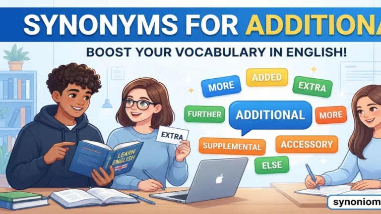 Synonyms for Additional