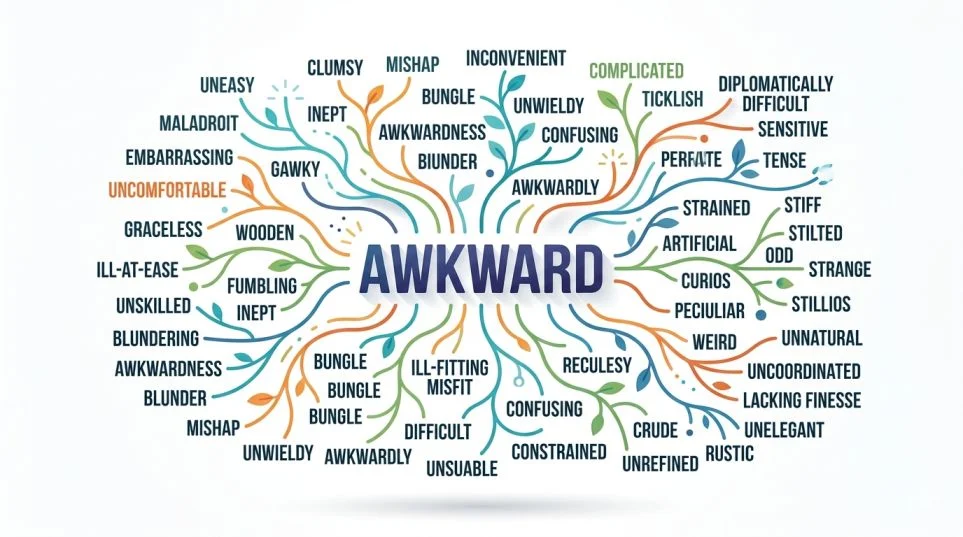Synonyms for Awkward