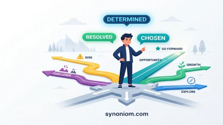 Synonyms for Decided