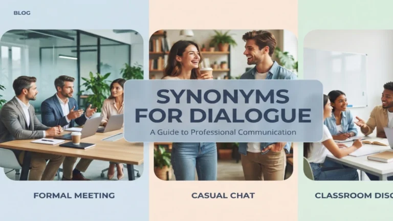 Synonyms for Dialogue