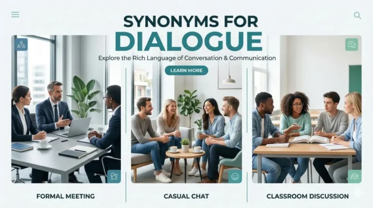 Synonyms for Dialogue