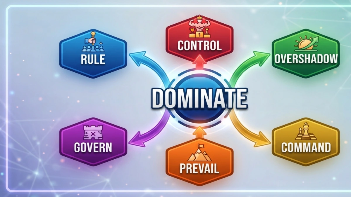 Synonyms for Dominate