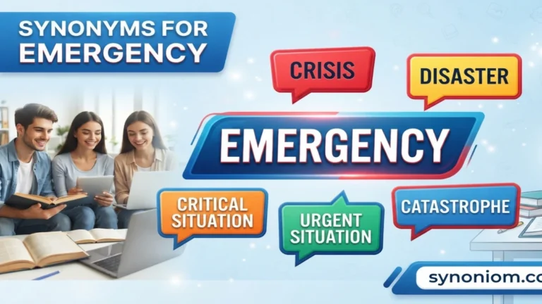 Synonyms for Emergency