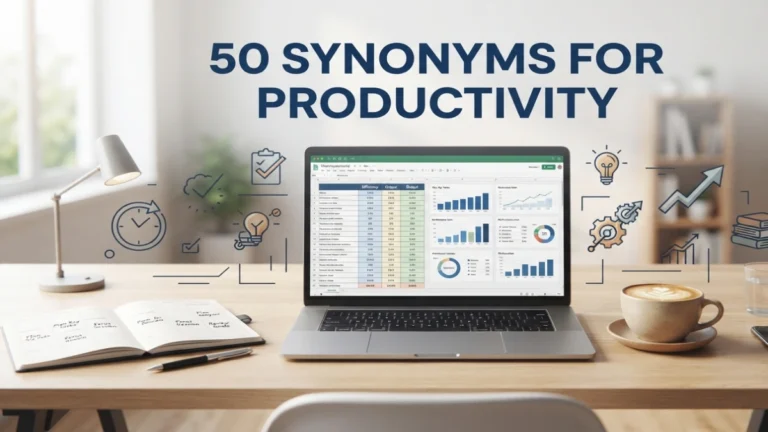 Synonyms for Productivity