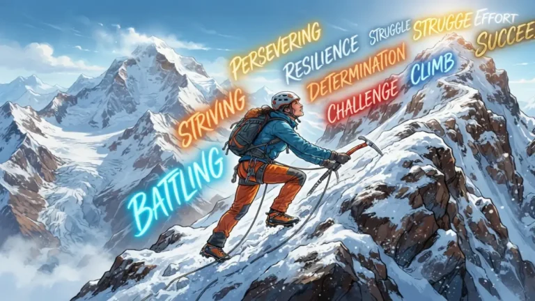 Synonyms for Struggling