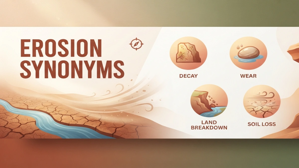 Synonyms of Erosion