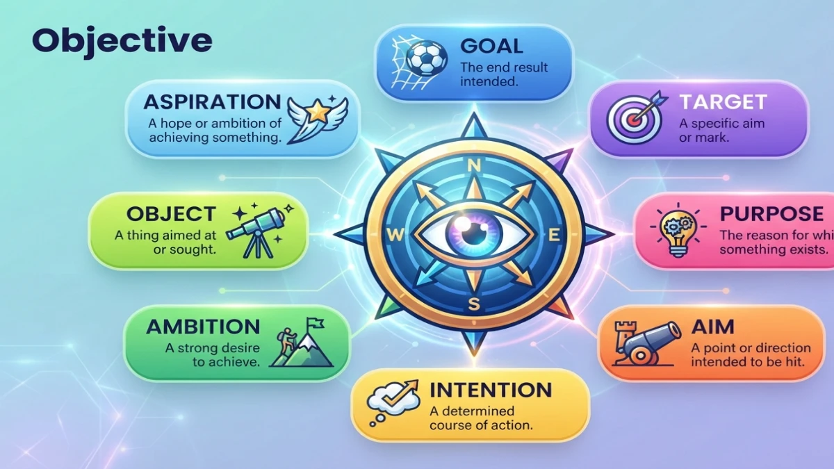 Synonyms of Objective