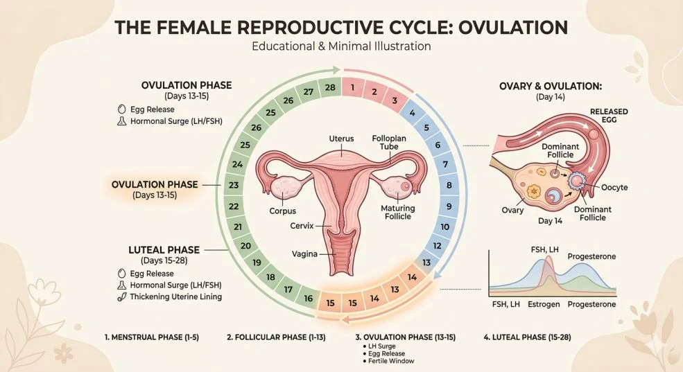 Synonyms of Ovulating