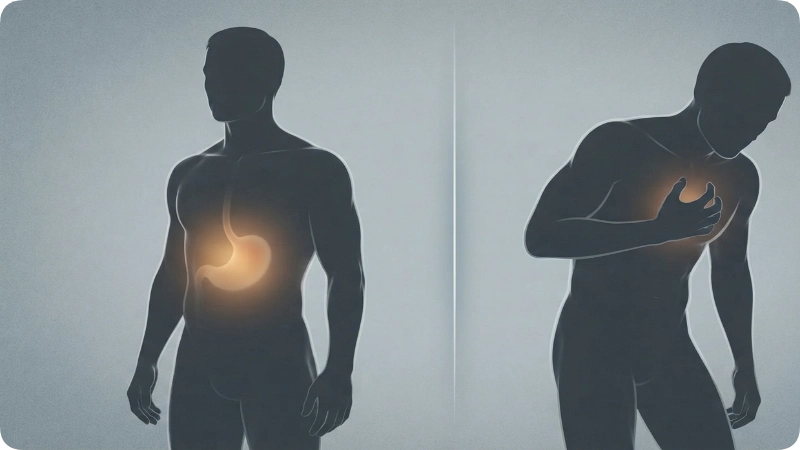 Acid Reflux vs. a Heart Attack: How to Tell the Difference