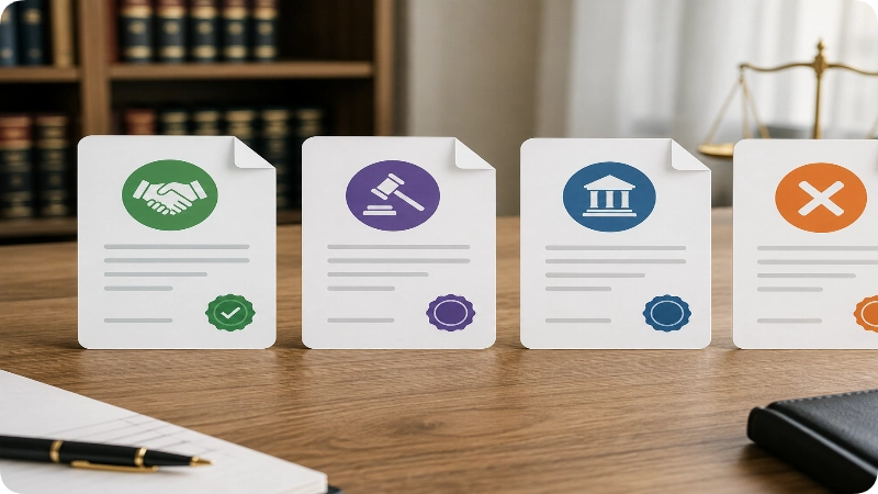 Acquitted vs. Similar Legal Terms