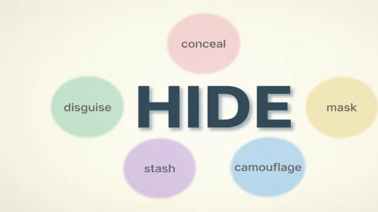 Another Word for Hide