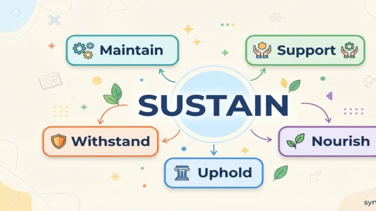 Another Word for "Sustain"