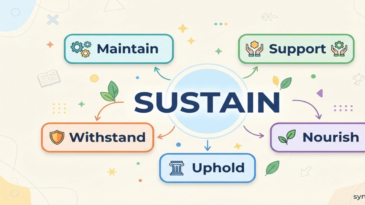 Another Word for "Sustain"