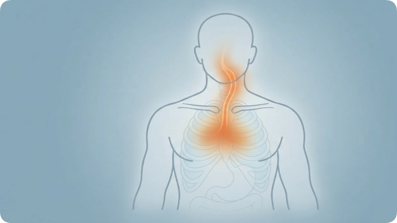 Common Physical Sensations of Acid Reflux