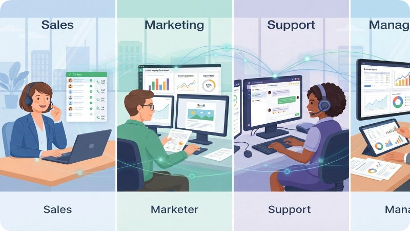 How CRM Is Used in Different Contexts