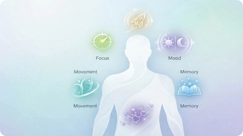 The Main Functions of Dopamine