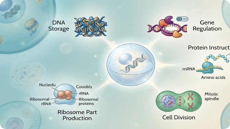 The Main Jobs of the Nucleus
