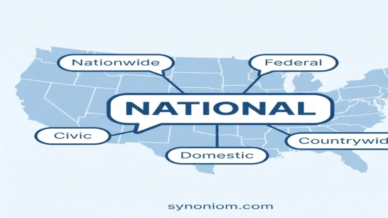 What's Another Word for "National"?