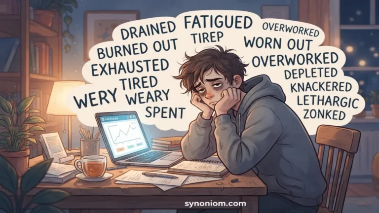 Synonyms for Exhausted