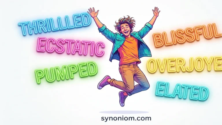 Synonyms of Excited